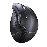 UGREEN Vertikale Ergonomische Maus kabellos (BT 5.0+2.4G) Ergonomische Maus mit...