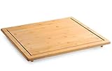 Kesper | Herdabdeckplatte, Material: FSC®-zertifizierter Bambus, Material: 56 x 50 x 4.5...