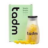 tadm Brain | Omega 3-6-9 Kapseln hochdosiert vegan | Schwarzkümmelöl, Algenöl, Hanföl,...