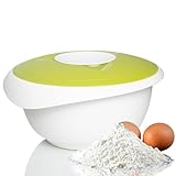 Westmark Backschüssel 3,5l - inkl. Ausgießer - zweiteiliger Deckel - BPA-freie, rutsch-...