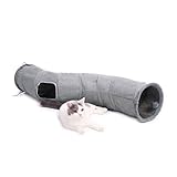 PAWZ Road Schön Faltbar Katzentunnel Katzenspielzeug mit Ball Rascheltunnel für Katzen...