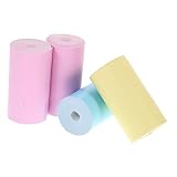 jojofuny 1 Satz Farbiges Thermopapier -aufkleberpapier Selbstklebendes Druckpapier Buntes...