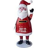 Zghhc 1 Stück Weihnachtsbriefkasten, Niedlicher Cartoon-weihnachtsmann-briefkasten, Roter...