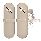 Silikon Makeup Pinsel Halter Pinsel Kosmetiktasche Portable Reise Make Up Pinsel...