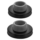 BCOATH 2 Stück Edelstahl Wandtürstopper mit Gummipuffer Geräuschdämpfender Konkaver...