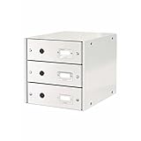 Leitz Click & Store Schubladenset, 3 Schubladen, A4, weiß, 60480001