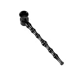Purpfeife +5 Edelstahlsiebe | Abschraubbarer Kopf für leichte Reinigung | 13cm...