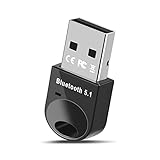 shuwosmart Bluetooth Adapter PC, USB Bluetooth 5.1 Dongle EDR Bluetooth Stick...