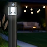 MeLiTec Solar LED Gartenleuchte, Wegeleuchte, mit Bewegungsmelder, SO31-SO32...