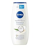 NIVEA Coconut & Jojoba Oil Pflegedusche (250 ml), pH-hautneutrales Duschgel mit...