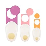 Vaessen Creative Stanzer Set Kreis, 8, 16 und 25 mm, 3 Stück, bis zu 160 g/m²,...