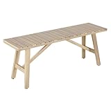 Riess Ambiente Outdoor Sitzbank Bali - 110cm - Natur hell Akazienholz klappbar...