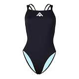 Aqua Sphere Essential Badeanzug mit offenem Rücken - Schwarz, Schwarz , 58