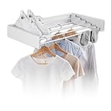 EASYmaxx Wandwäschetrockner 400 | Wandtrockner – platzsparend & ausziehbar | 80 cm x 40...