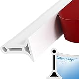 Duschdichtung Gebogen 30 x 40cm Ersatzdichtung Dichtung, 2m Schwallschutzleiste Dusche,...
