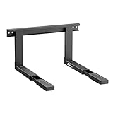 ARLI Mikrowellenhalterung schwarz – Wandhalterung für Mikrowelle Grillofen bis 35 kg...