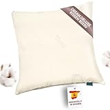 KNERST® Dream Deluxe Kopfkissen 80x80 cm - geschreddertes Memory Foam Kissen für...