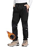 Zoofly Kinder Softshellhose Schneehose Warm Outdoorhose Wanderhose Kinder...