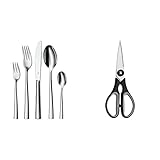 WMF Philadelphia Besteckset 12 Personen, 66 teilig, 60 Teile mit Servierbesteck,...