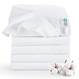 MAKIAN Moltontücher Set 80x80 cm - 5 Stück super weiche Baby...