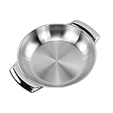 Pfanne, Paella-Pfanne, Edelstahl-Topf, Doppelgriffe, Kochpfanne, antihaftbeschichtet,...