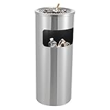 YNAADYH Standaschenbecher Mülleimer Ascher Aschenbecher für Innen und Außen In-/Outdoor...