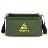 HIKENTURE Outdoor Faltschüssel 15L/20L, Faltbarer Eimer Camping, Falteimer aus...