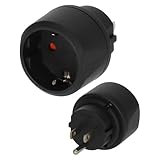Brennenstuhl Reisestecker/Reiseadapter (Reise-Steckdosenadapter zum Anschluss...