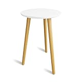 Bamworld Blumenständer Hoch – Moderner Beistelltisch & Pflanzenständer aus Holz,...