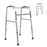 Mobiclinic®, Gehhilfe, Gehbock, Schmal, Stabil, klappbar, 4 Gummifüße, Aus Aluminium,...