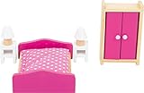 Small Foot Puppenmöbel aus hochwertigem Vollholz für das Schlafzimmer im Puppenhaus, ab...