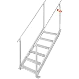 VEVOR 6-stufige Badeleiter mit Zwei Handläufen Bootsleiter 800x1850x2092mm...