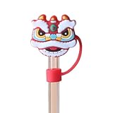Silikon-Trinkhalm-Spitzen im chinesischen Stil, wiederverwendbar, Trinkstopfen,...