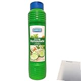 Hamker Remoulade würzig lecker (875ml Flasche) + usy Block