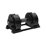 Newpower Fitness 10kg Einzel Verstellbare Hanteln，Einstellbare Platzsparende Hanteln 5...