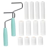 14pcs Farbwalzenkit tragbare Schaumstoffrolle mit hoher Dichte mit 3 Größe Pinselkopf...