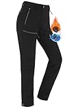 Vzteek Damen-Wanderhose-Winter-Softshellhose-Wasserdicht-Outdoor...
