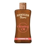 Hawaiian Tropic | Glowing Tanning Oil Sonnenöl, 200 ml, tropischer Duft mit Vitamin E,...
