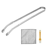 BBQ Sausage Turning Tongs For Cooking, BBQ Wurst Drehzange, Grillzange Aus Edelstahl,...