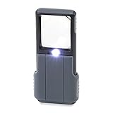 Carson PO-55 MiniBrite 5x Taschenlupe mit Schutzhülle, LED und asphärischer...