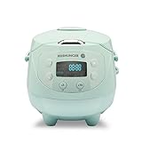 Reishunger Digitaler Mini Reiskocher und Dampfgarer Mint | 0,6 L bis 3 Personen...