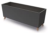 Blumenkasten Blumentopf Blumenkübel mit Füßen Breite 77cm Pflanzkübel mit...