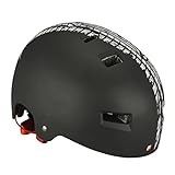 FISCHER BMX Fahrradhelm, Radhelm, Dirt Bike Helm Track, S/M, 54-58cm, schwarz weiß, TÜV...