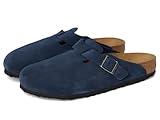 Birkenstock Unisex-Erwachsene Boston Suede Clog, Neu, marineblau, 12-12.5 Women/10-10.5...