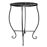 Generisch Metallpflanzengestell, Runder Blumentisch, 38 cm Wetterfester Hoher Metall...
