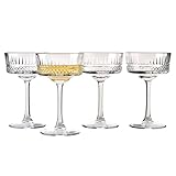 Pasabahce Elysia Sektgläser - 260 ml, Set aus 4 Stück, Hochzeit Sektgläser für...
