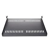 1U Server-Rack, belüftetes 19-Zoll-Geräteregal und Gehäuse, 10-Zoll-Stahlkonstruktion