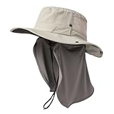 TOP-EX XL/XXL Sonnenhut Herren Wasserdicht Sonnenschutz Mütze mit...