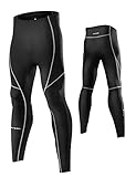 INBIKE Laufhose Herren Winter Thermo Sportleggings Atmungsaktiv Runninghose lang...