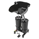 MINRS Mobiles Waschbecken Friseur, Haarwaschbecken für Bettlägerige...